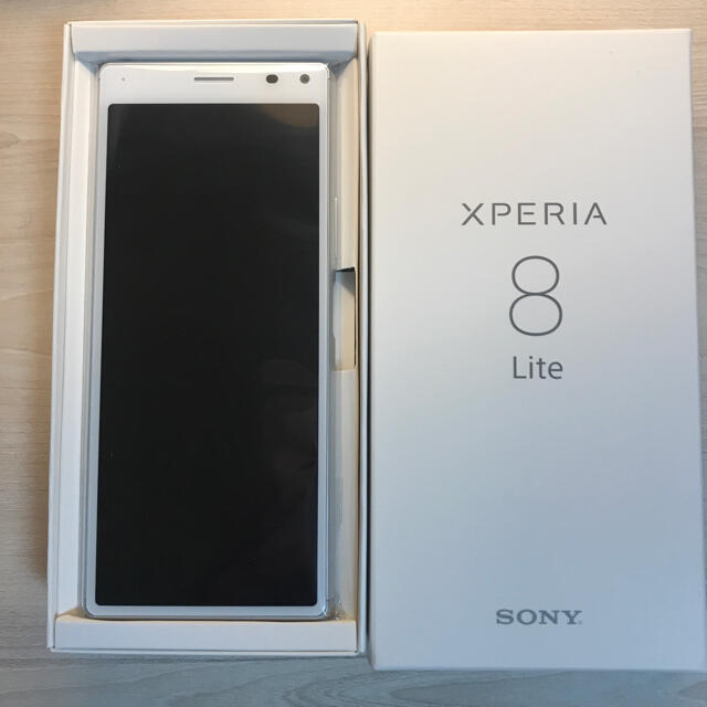 sony xperia8 lite white SIMフリー 新品 未使用