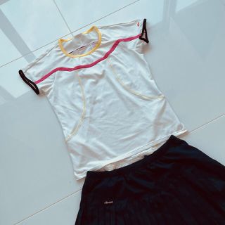 エレッセ(ellesse)のエレッセ　Ellesse Tシャツ　トップス　ホワイト　白　M 美品(ウェア)