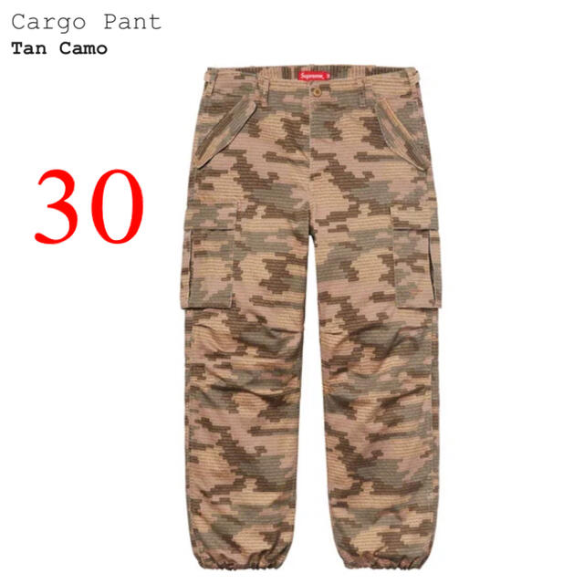 supreme cargo pant Tan Camo 30 迷彩　カーゴパンツ