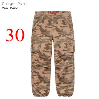 シュプリーム(Supreme)のsupreme cargo pant Tan Camo 30 迷彩　カーゴパンツ(ワークパンツ/カーゴパンツ)