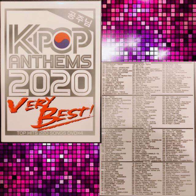 K-POP ANTHEMS 2020 VERY BEST!女性版!4枚組DVD エンタメ/ホビーのDVD/ブルーレイ(ミュージック)の商品写真