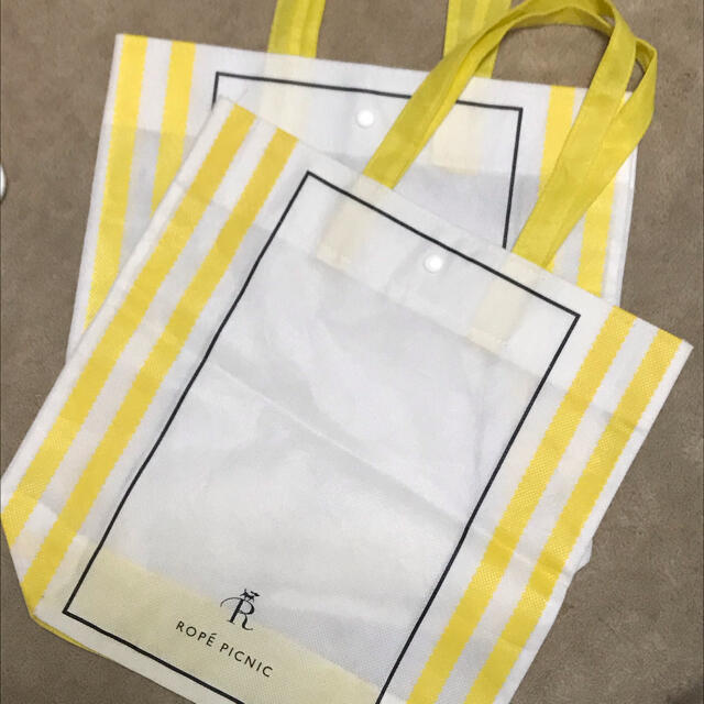 Rope' Picnic(ロペピクニック)のロペピクニック ショッパー 2枚 レディースのバッグ(ショップ袋)の商品写真