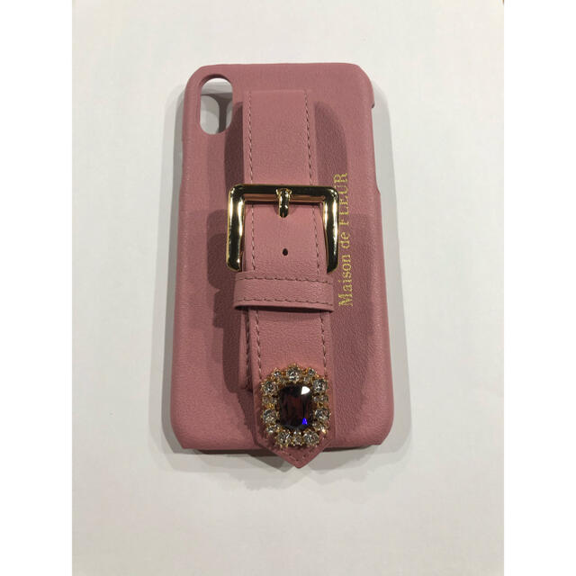 Maison de FLEUR(メゾンドフルール)のMaison de FLEUR ビジューベルトiPhone Xケース スマホ/家電/カメラのスマホアクセサリー(iPhoneケース)の商品写真