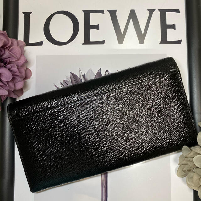 LOEWE(ロエベ)の【値下げ中】LOEWE ロエベ 長財布　ブラック×ブラウン レディースのファッション小物(財布)の商品写真