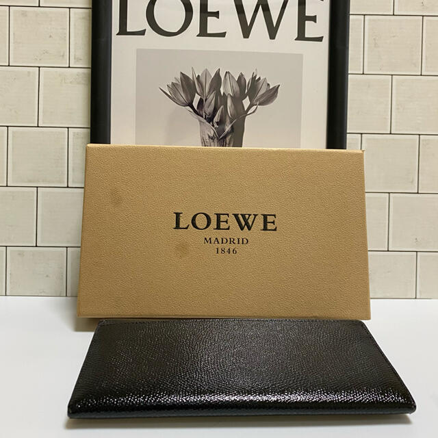 LOEWE(ロエベ)の【値下げ中】LOEWE ロエベ 長財布　ブラック×ブラウン レディースのファッション小物(財布)の商品写真
