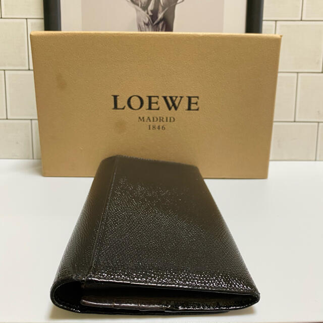 LOEWE(ロエベ)の【値下げ中】LOEWE ロエベ 長財布　ブラック×ブラウン レディースのファッション小物(財布)の商品写真