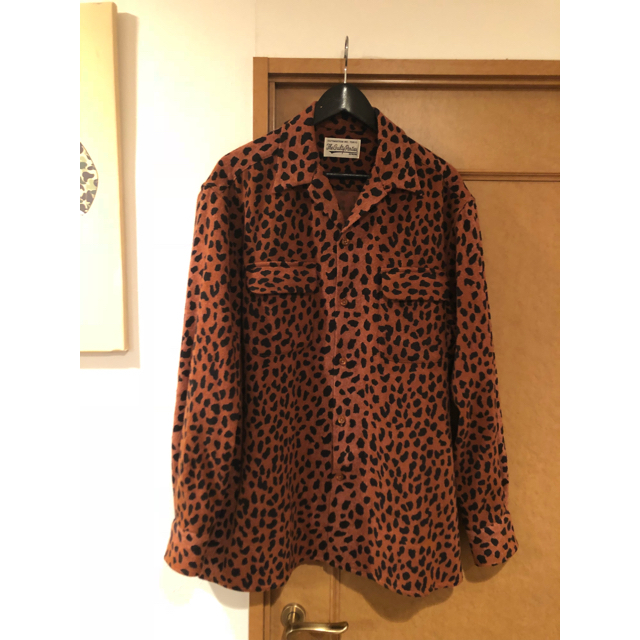 ワコマリア　マリア　総刺繍　オープンカラーシャツ　リヨセル　XL