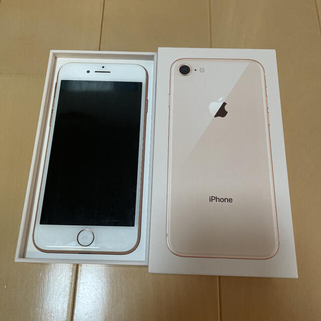 iPhone8 ピンクゴールド 64G SIMロック解除