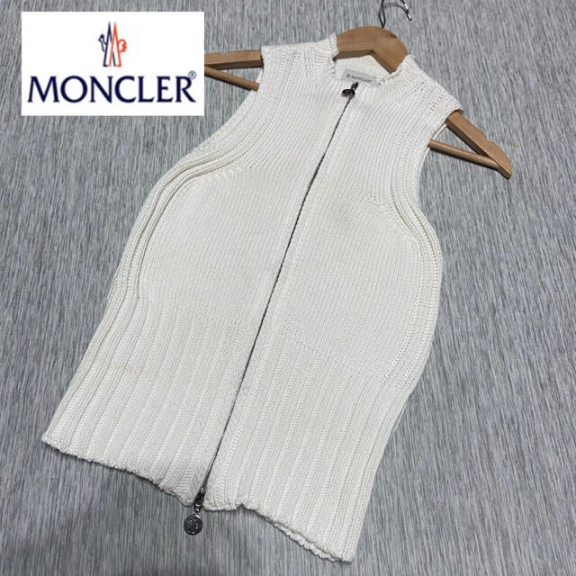 MONCLER(モンクレール)のモンクレール❤️コットンニット　トップス❤️ レディースのトップス(カットソー(半袖/袖なし))の商品写真