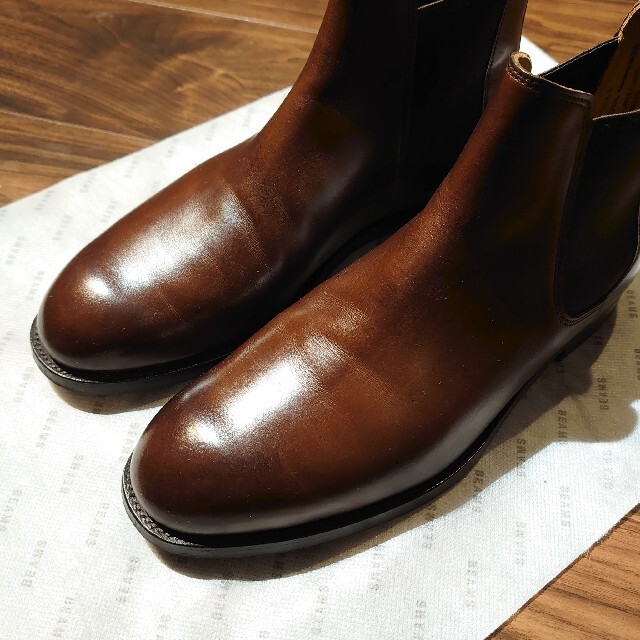 Crockett&Jones(クロケットアンドジョーンズ)の【Hiro様専用】クロケット＆ジョーンズ チェルシーブーツ ダークブラウン メンズの靴/シューズ(ブーツ)の商品写真