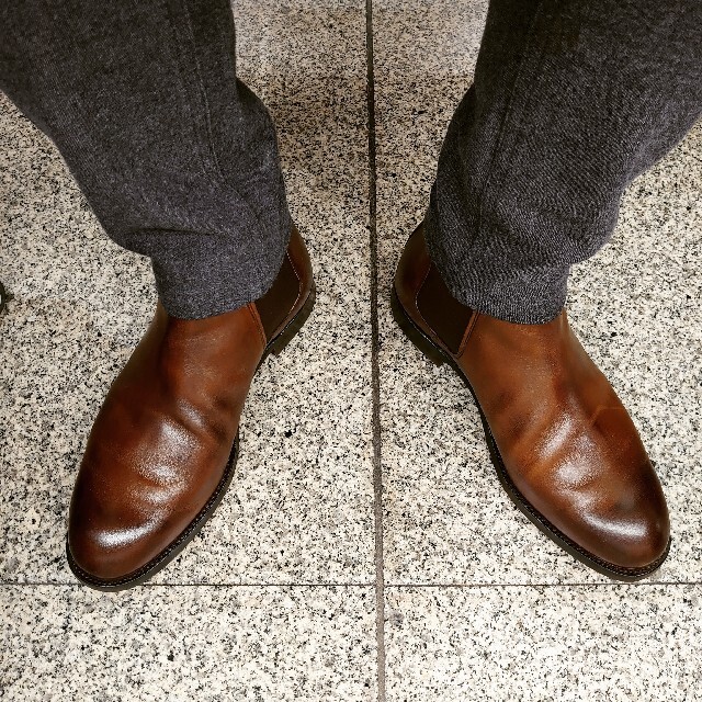 Crockett&Jones(クロケットアンドジョーンズ)の【Hiro様専用】クロケット＆ジョーンズ チェルシーブーツ ダークブラウン メンズの靴/シューズ(ブーツ)の商品写真