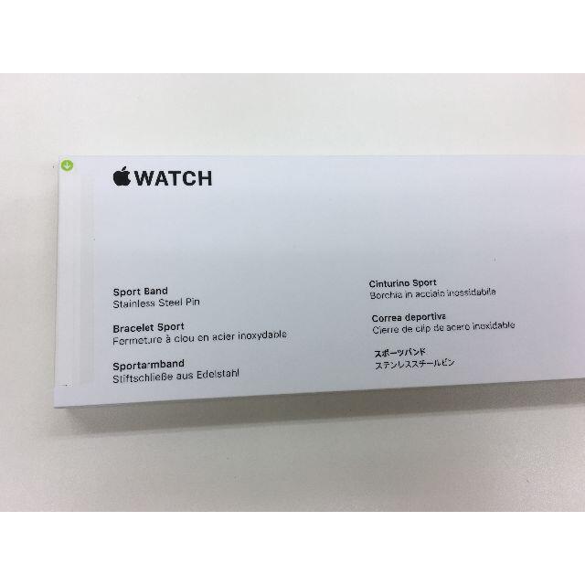 Apple Watch(アップルウォッチ)の未開封品 apple watch純正品バンド　スポーツベルト 正規品 スマホ/家電/カメラのスマートフォン/携帯電話(その他)の商品写真