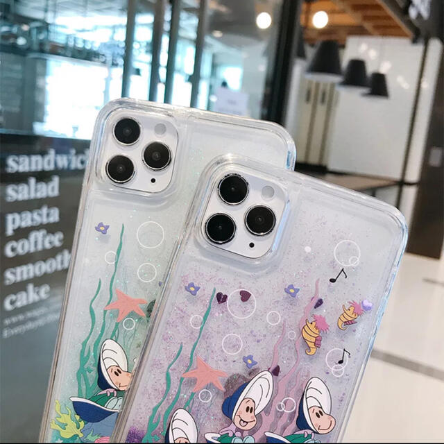 Disney(ディズニー)のアリス ヤングオイスター iPhoneケース スマホ/家電/カメラのスマホアクセサリー(iPhoneケース)の商品写真