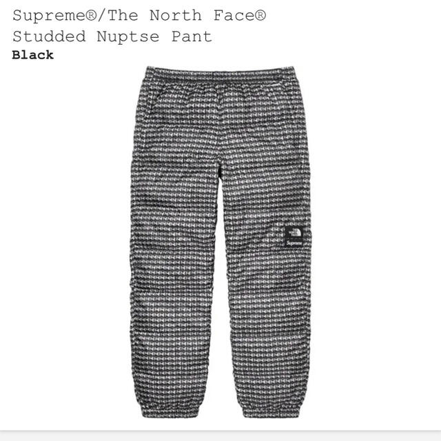 その他supreme north face studded nuptse pant