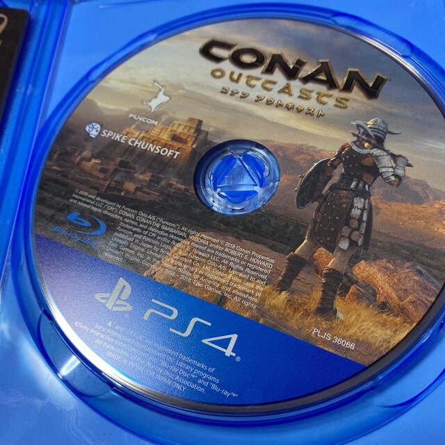 PlayStation4(プレイステーション4)の即購入可◎ Conan Outcasts（コナン アウトキャスト） PS4 エンタメ/ホビーのゲームソフト/ゲーム機本体(家庭用ゲームソフト)の商品写真