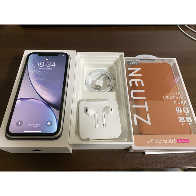 iPhone Xr 64GB SIMフリー バッテリー92% 美品