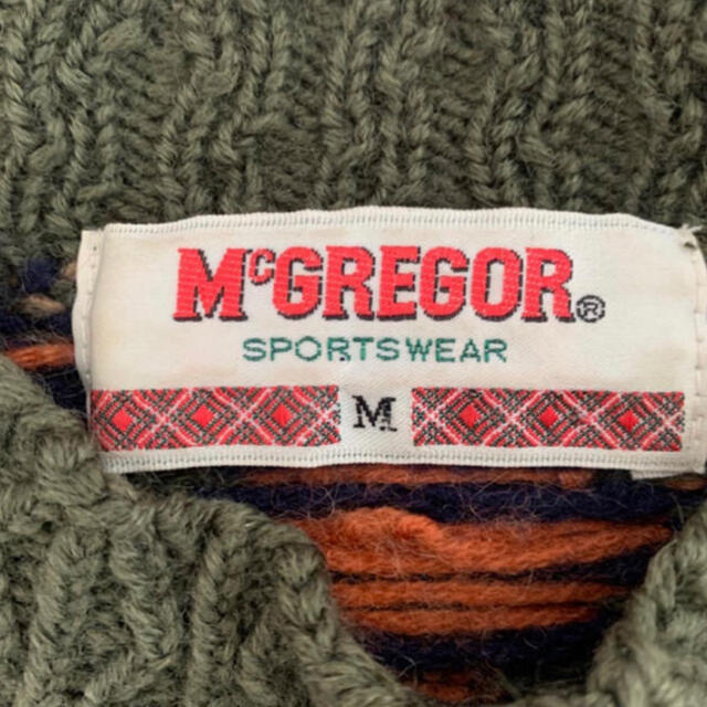 McGREGOR(マックレガー)のMc GREGOR 90s ノルディック柄ニット レディースのトップス(ニット/セーター)の商品写真