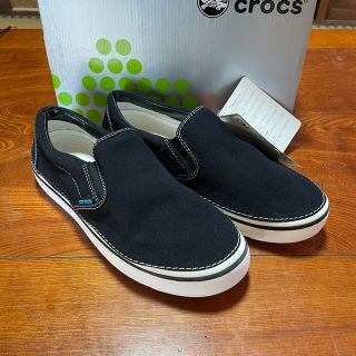 クロックス(crocs)のクロックス スニーカー フーバースリップオン 27cm(スリッポン/モカシン)