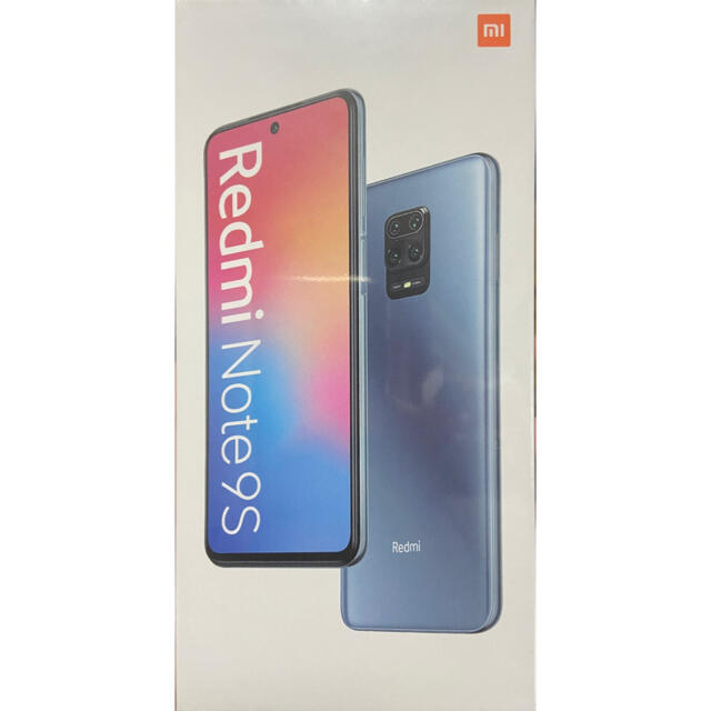 スマホ/家電/カメラ Xiaomi Redmi Note 9S オーロラブルー 64GB 新品未 ...