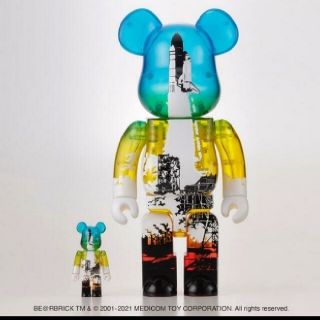 SPACE SHUTTLE BE@RBRICK LAUNCH Ver. 100%(フィギュア)