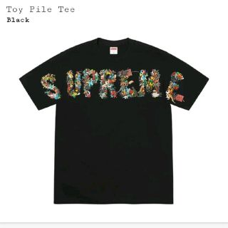 Mサイズ Supreme Toy Pile Tee Ash black