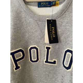 ポロラルフローレン(POLO RALPH LAUREN)のポロラルフローレン　ロゴ トレーナー　スウェット　裏起毛　グレー(スウェット)