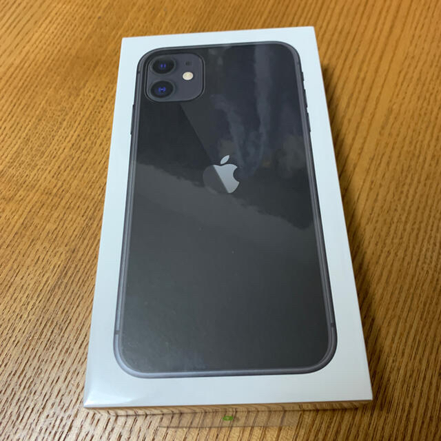 iPhone(アイフォーン)の新品　iPhone11 128GB ブラック SIMフリー スマホ/家電/カメラのスマートフォン/携帯電話(スマートフォン本体)の商品写真