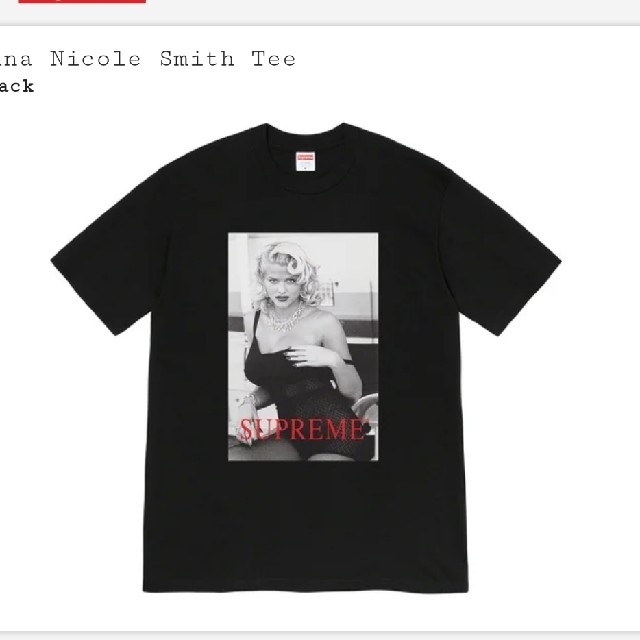 Supreme Anna Nicole Smith Tee black L