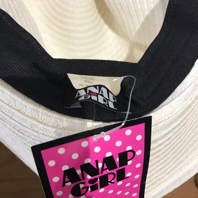 ANAP(アナップ)のアナップガール　夏用ハット キッズ/ベビー/マタニティのこども用ファッション小物(帽子)の商品写真