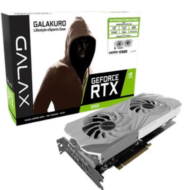 GK-RTX3060-E12GB/OC/WHITE 玄人志向　グラフィックボード