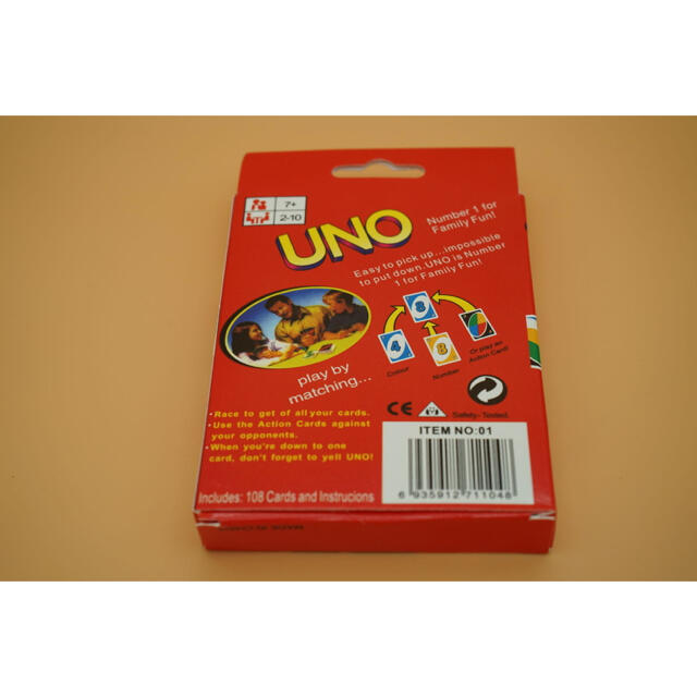 UNO ウノ カードゲーム エンタメ/ホビーのテーブルゲーム/ホビー(トランプ/UNO)の商品写真