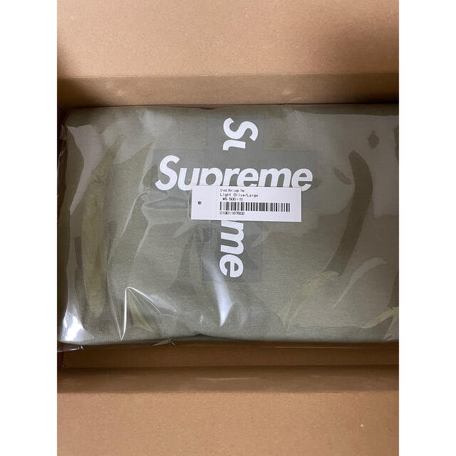 Tシャツ/カットソー(半袖/袖なし)Supreme Cross Box Logo Tee Light Olive L