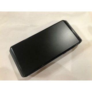 トウシバ(東芝)のau   東芝　E08T   ブラック　中古品(携帯電話本体)