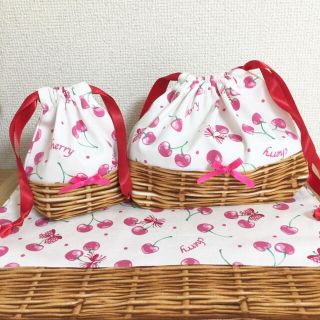 のんち様専用　　お弁当袋　コップ袋　ランチョンマット　セット (外出用品)