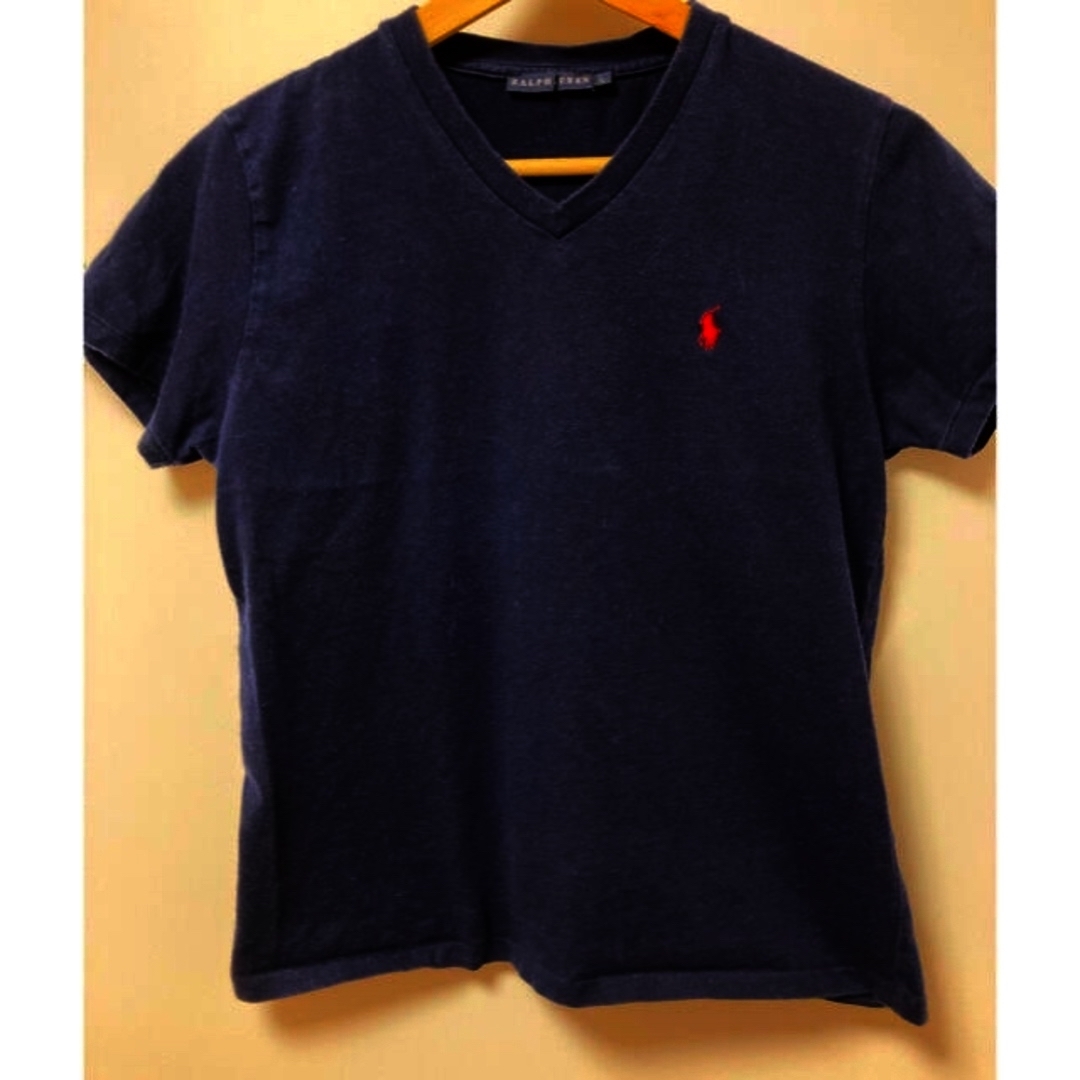 POLO RALPH LAUREN(ポロラルフローレン)のラルフローレン　紺Ｔシャツ レディースのトップス(Tシャツ(半袖/袖なし))の商品写真