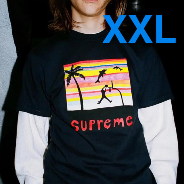 メンズXXL Supreme Dunk Tee 黒