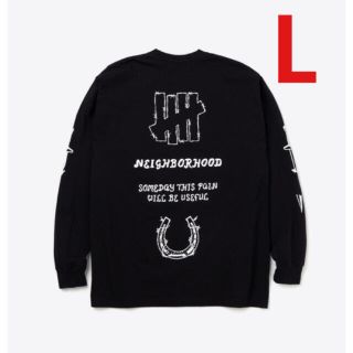 ネイバーフッド(NEIGHBORHOOD)のネイバーフッド　アンディフィーテッド ロンt ブラック L(Tシャツ/カットソー(七分/長袖))