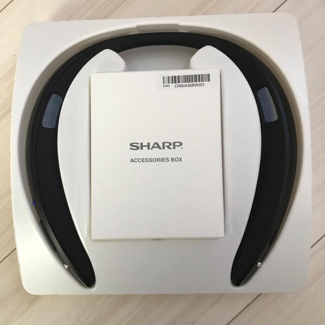 SHARP(シャープ)のSHARP サウンドパートナー AN-SS2 BLACK スマホ/家電/カメラのオーディオ機器(ヘッドフォン/イヤフォン)の商品写真