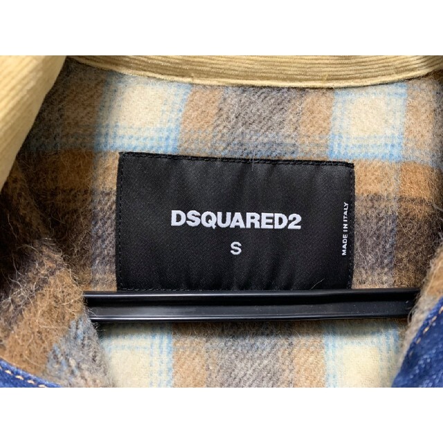 DSQUARED2(ディースクエアード)の新品❗️ DSQUARED2 ディースクエアード デニムブルゾン Sサイズ メンズのジャケット/アウター(Gジャン/デニムジャケット)の商品写真