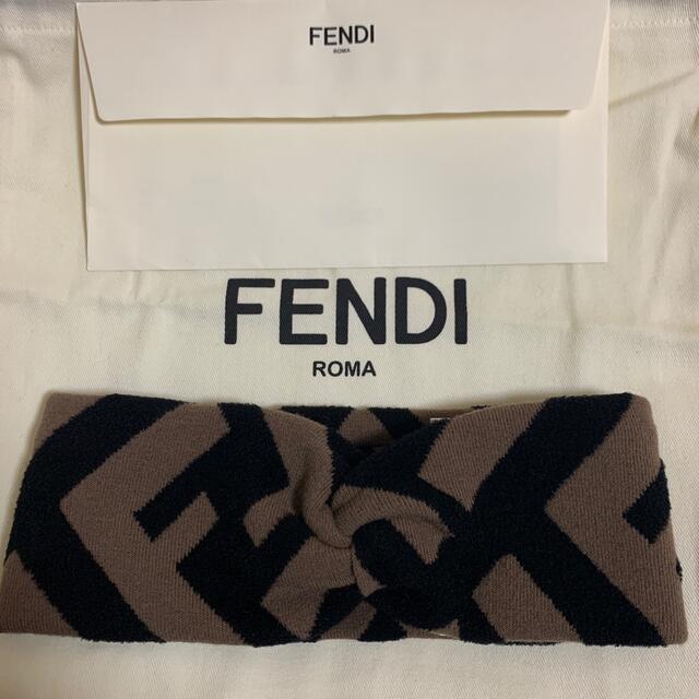 【新品】FENDI  ズッカ柄　FF ヘアバンド