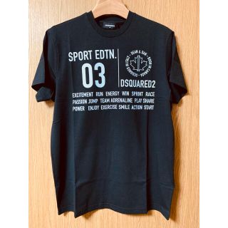 ディースクエアード(DSQUARED2)の新品 ディースクエアード 黒 Tシャツ DSQUARED2 sport edtn(Tシャツ/カットソー(半袖/袖なし))