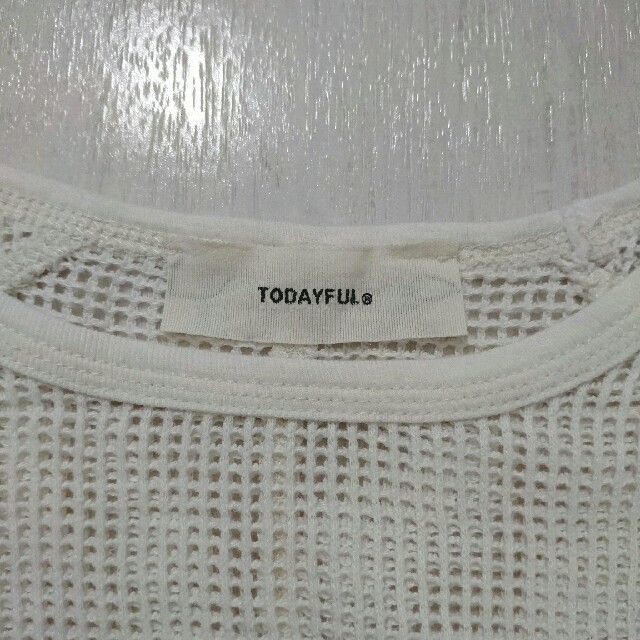 TODAYFUL(トゥデイフル)のTODAYFULメッシュラグランプルオーバー インナーカットソー TシャツロンＴ レディースのトップス(Tシャツ(長袖/七分))の商品写真