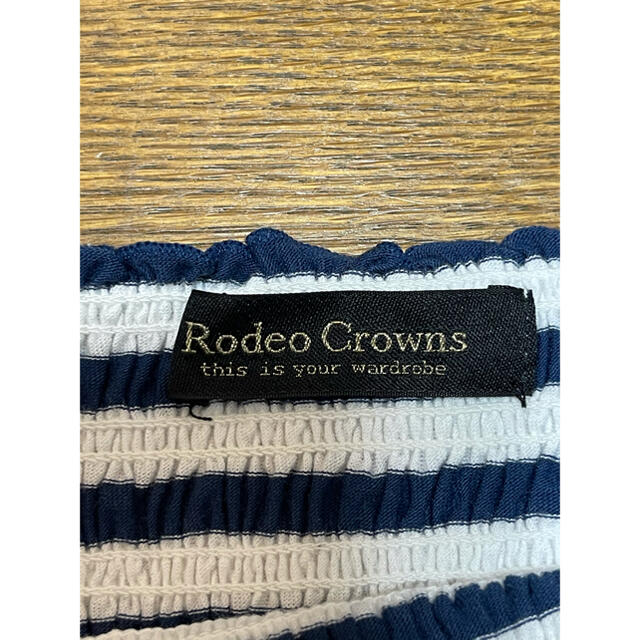 RODEO CROWNS(ロデオクラウンズ)のロデオクラウンズ　オフショルトップス レディースのトップス(Tシャツ(半袖/袖なし))の商品写真
