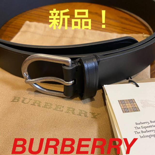 BURBERRY - 【値下げ！新品】バーバリー ベルト 袋付き BURBERRYの通販 ...