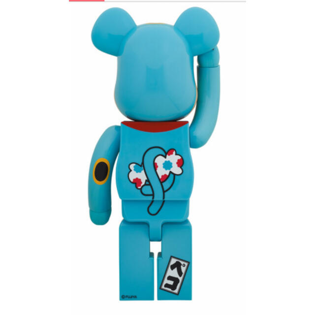 MEDICOM TOY(メディコムトイ)の完全未開封　BE@RBRICK 招き猫ペコちゃん　青蓄光1000% エンタメ/ホビーのフィギュア(その他)の商品写真