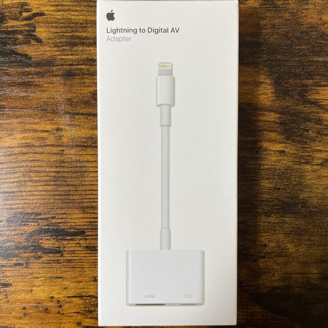 Apple(アップル)のApple Lightning Digital AV Adapter スマホ/家電/カメラのテレビ/映像機器(映像用ケーブル)の商品写真