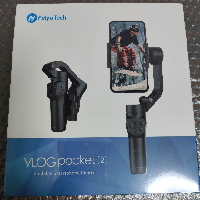 Apple(アップル)の新品未開封 FeiyuTech VLOGpocket2 スマホジンバル スマホ/家電/カメラのスマホアクセサリー(自撮り棒)の商品写真