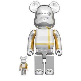 メディコムトイ(MEDICOM TOY)のBE@RBRICK SILVER CHROME 100％ & 400％ (その他)