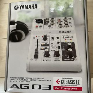 【新品未使用】ヤマハ 音楽・音声用3チャンネルミキサー AG03 (オーディオインターフェイス)