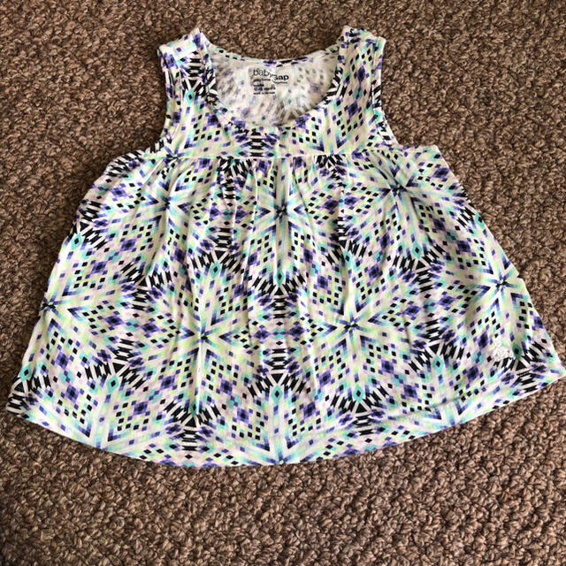 babyGAP(ベビーギャップ)のbabygap タイダイ柄　ノースリーブ　シャツ　80サイズ キッズ/ベビー/マタニティのベビー服(~85cm)(シャツ/カットソー)の商品写真